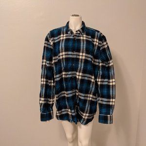 Simply styled Blue Plaid Shirt